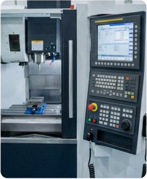 CNC machining center used for precision tooling